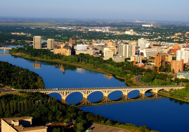 Aerial Of Saskatoon - Urban Strategies