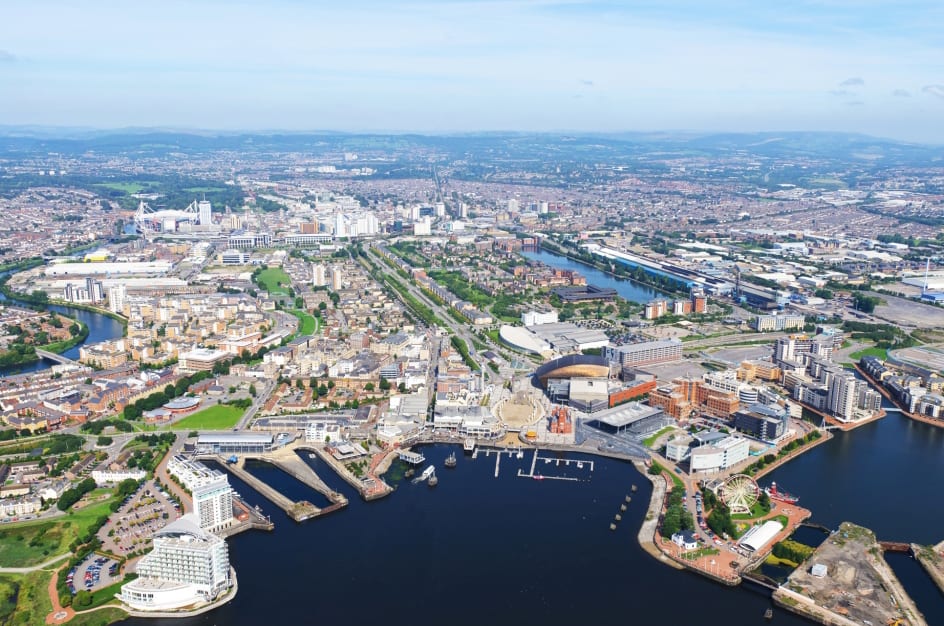 Cardiff Bay Birds Eye View 380 - Urban Strategies