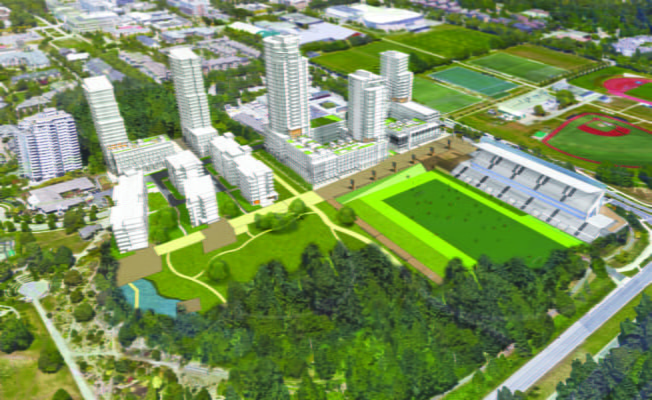 Stadium Road Rendering View 1 - Urban Strategies