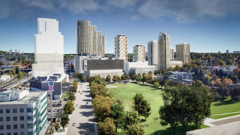 Rendering of Vancouver Community College Broadway Campus Development Plan.