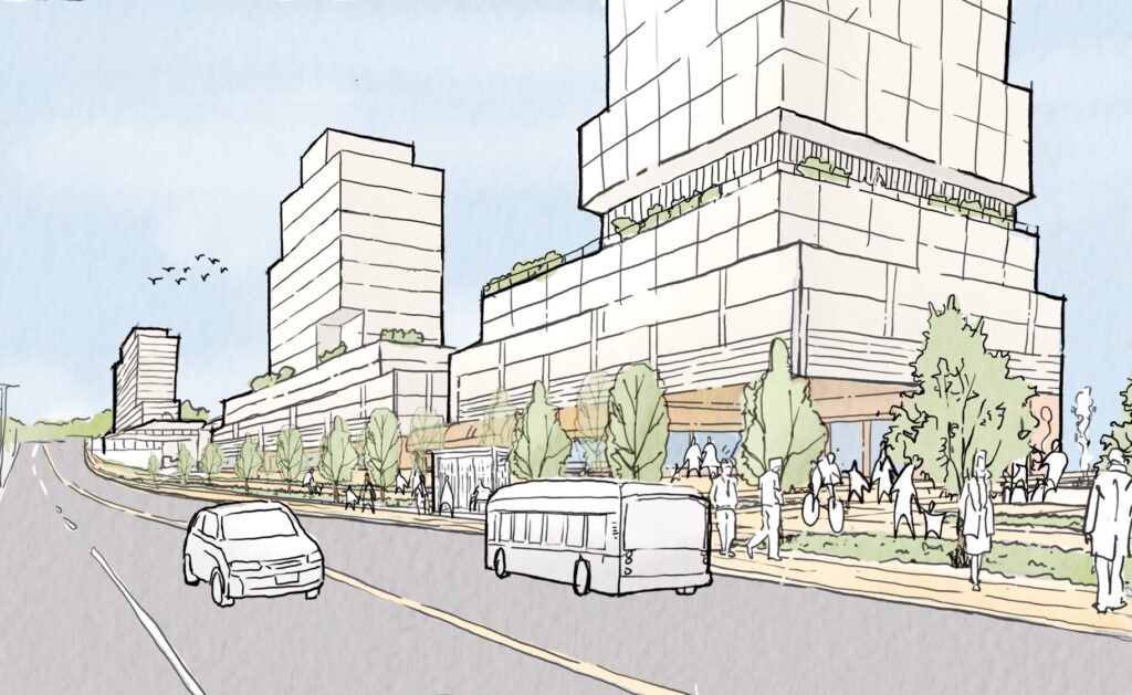 Drawing of District of Saanich Quadra McKenzie Study.